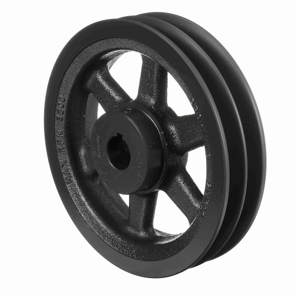 2 Groove Cast Iron Fhp - Finished Bore Sheave, 2BK80X1